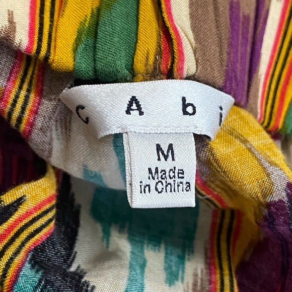 CAbi Ikat Bella Mini Skirt Style #359 Size Medium - Picture 6 of 9